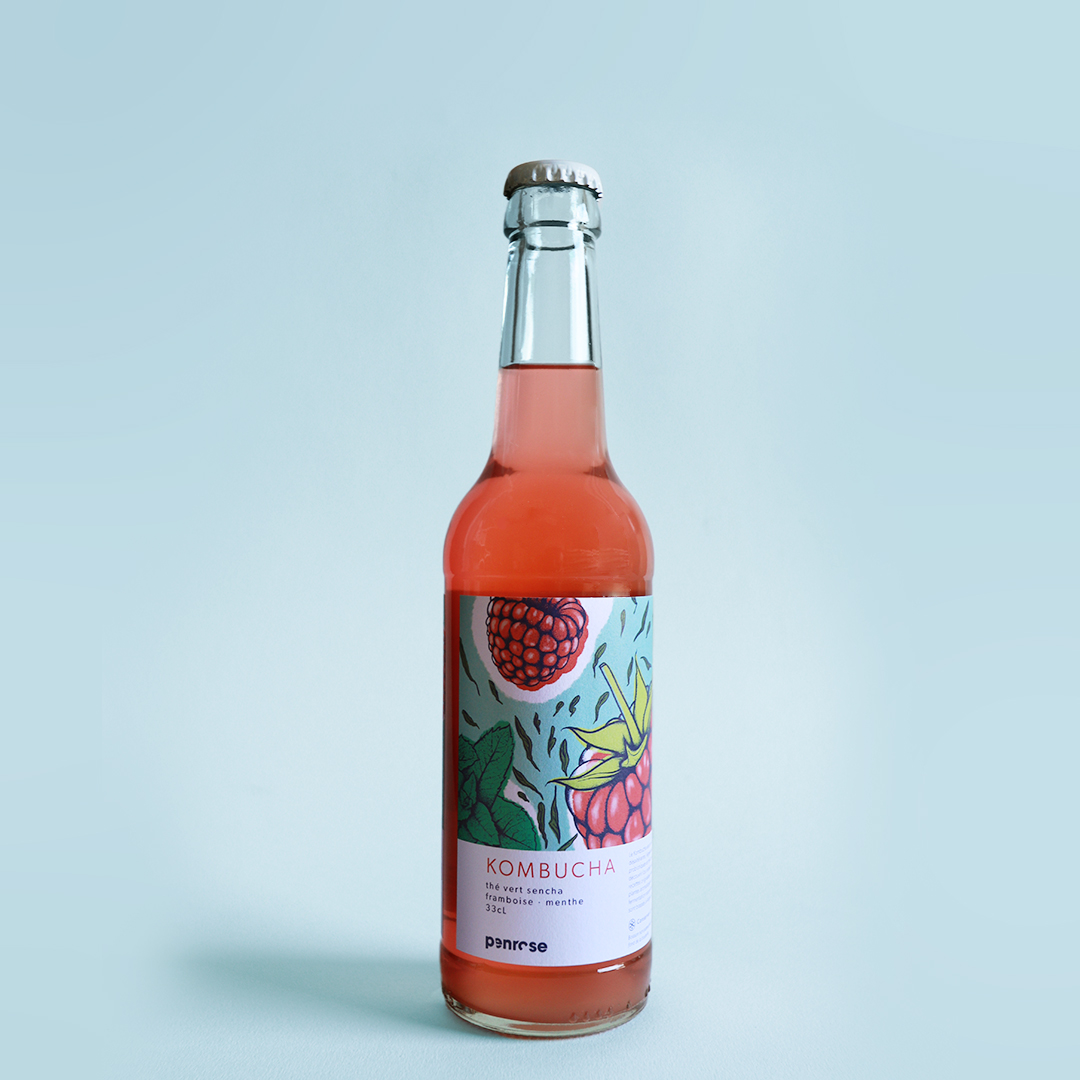 Kombucha Framboise - Menthe