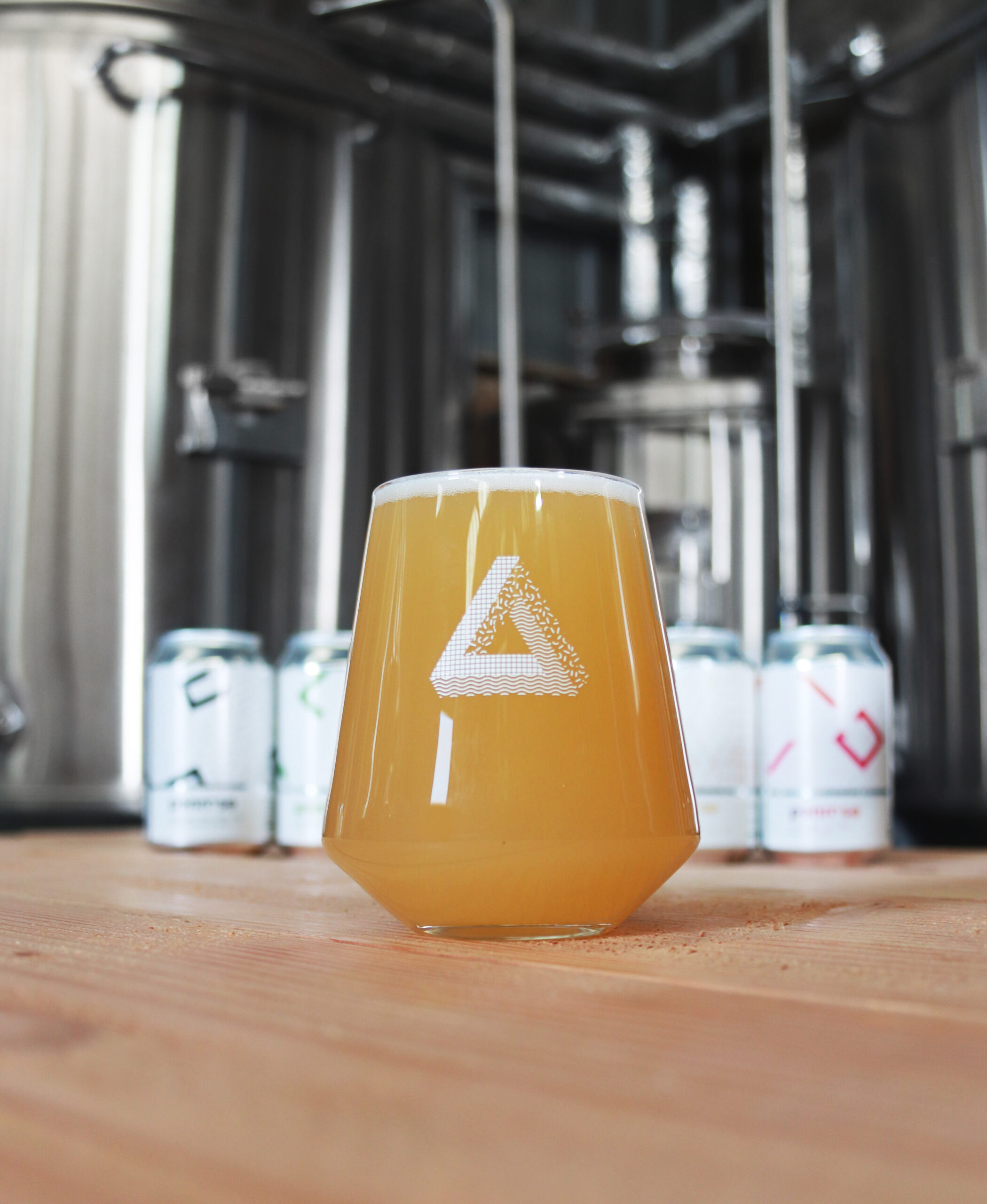 Coffret 6 verres de dégustation avec logo triangle